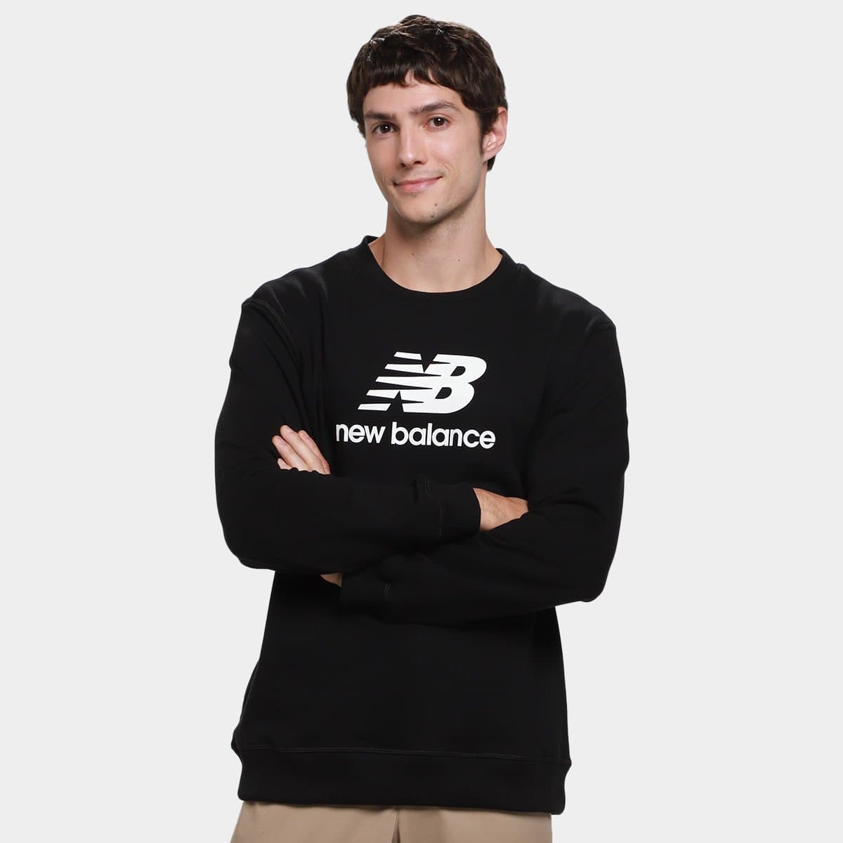 Casaco New Balance Essentials Basic Masculino Preto