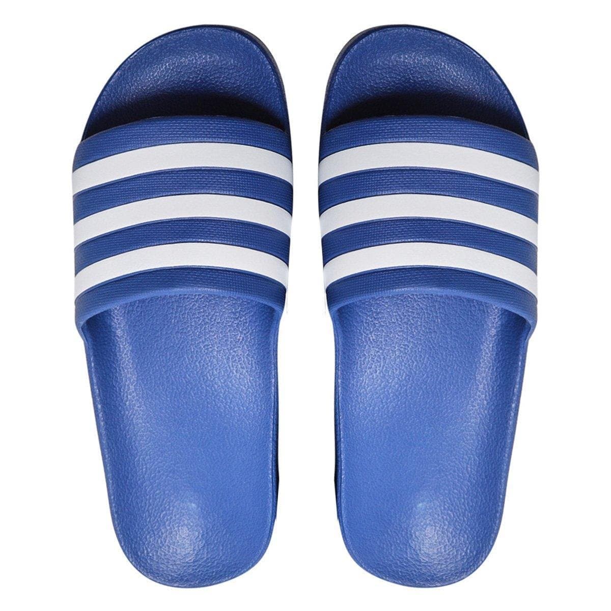 Chinelo Adidas Adilette Unissex Azul branco