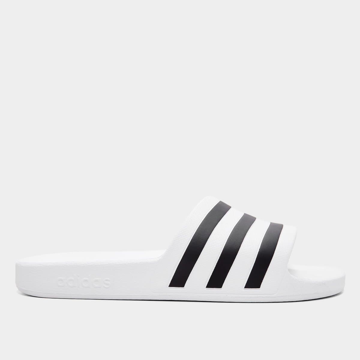 Chinelo Adidas Adilette Unissex Branco preto