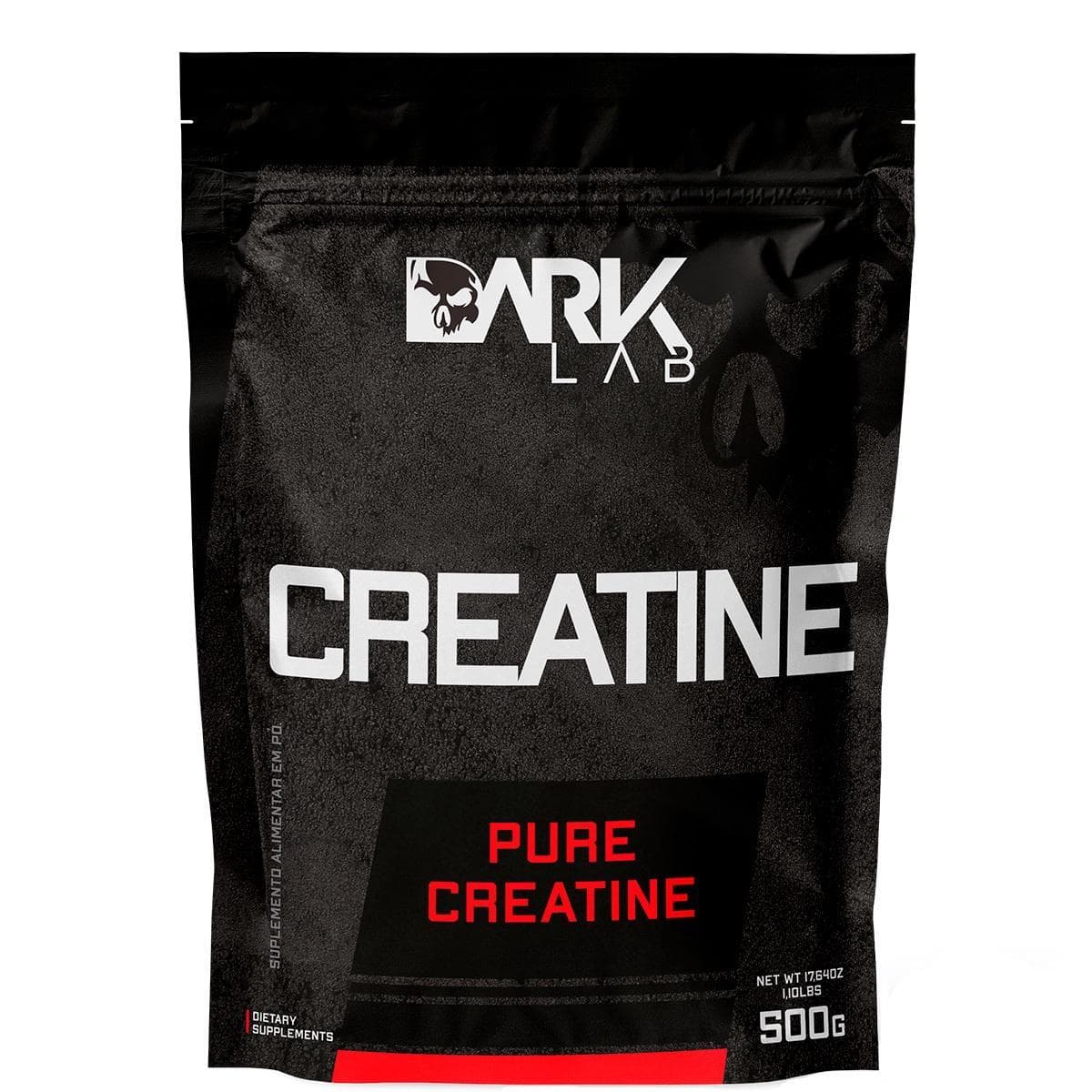 Creatina Monohidratada 500g 100 Pura Importada Dark Lab Sem sabor
