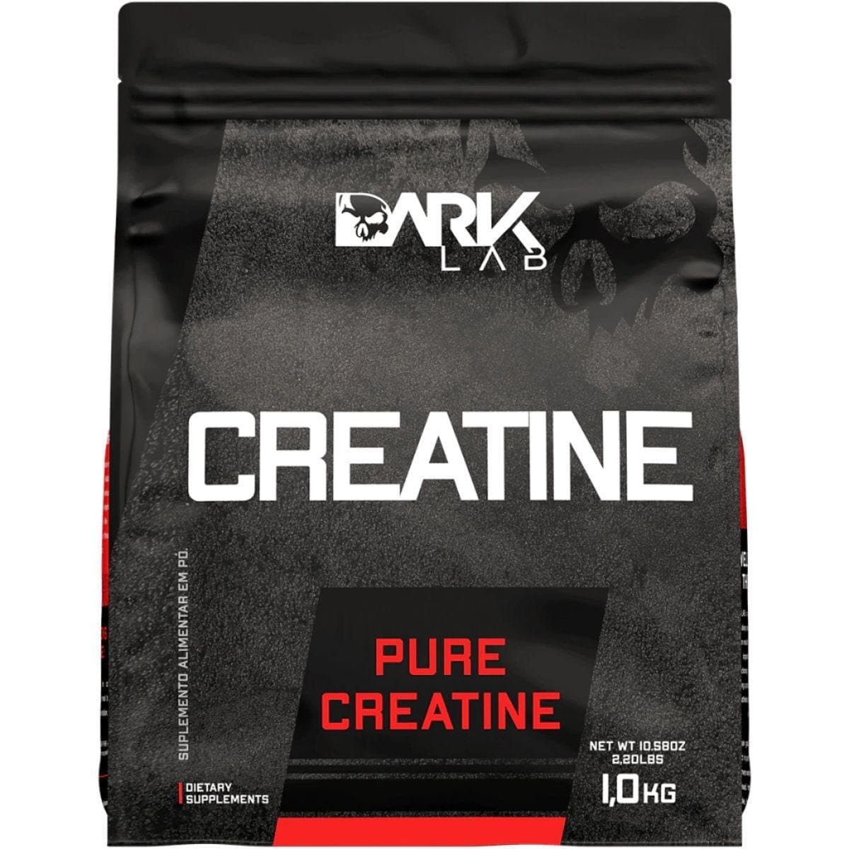 Creatina Refil 1kg 100 Pura Monohidratada Dark Lab Sem sabor