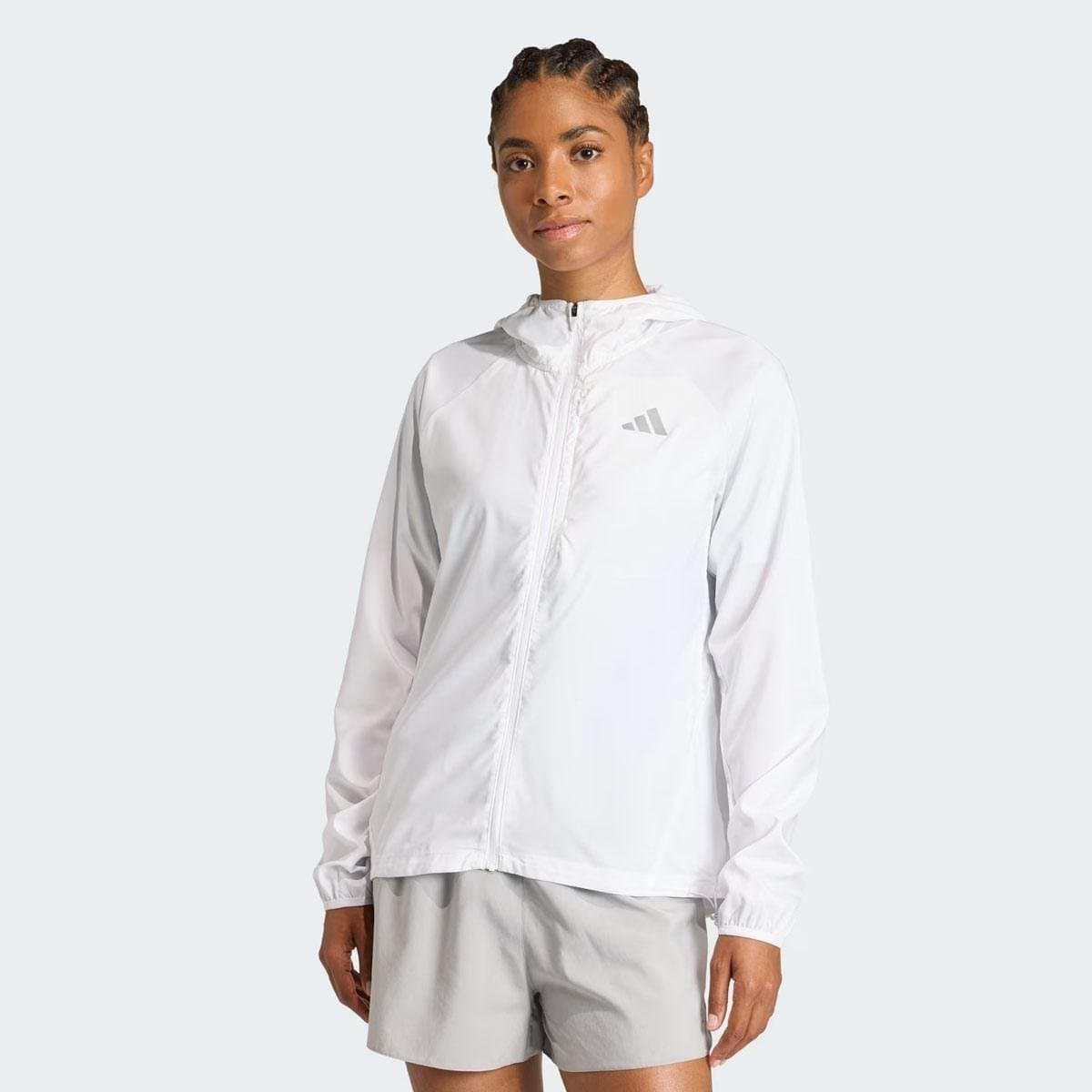 Jaqueta Adidas Corrida Essentials Feminina Branco
