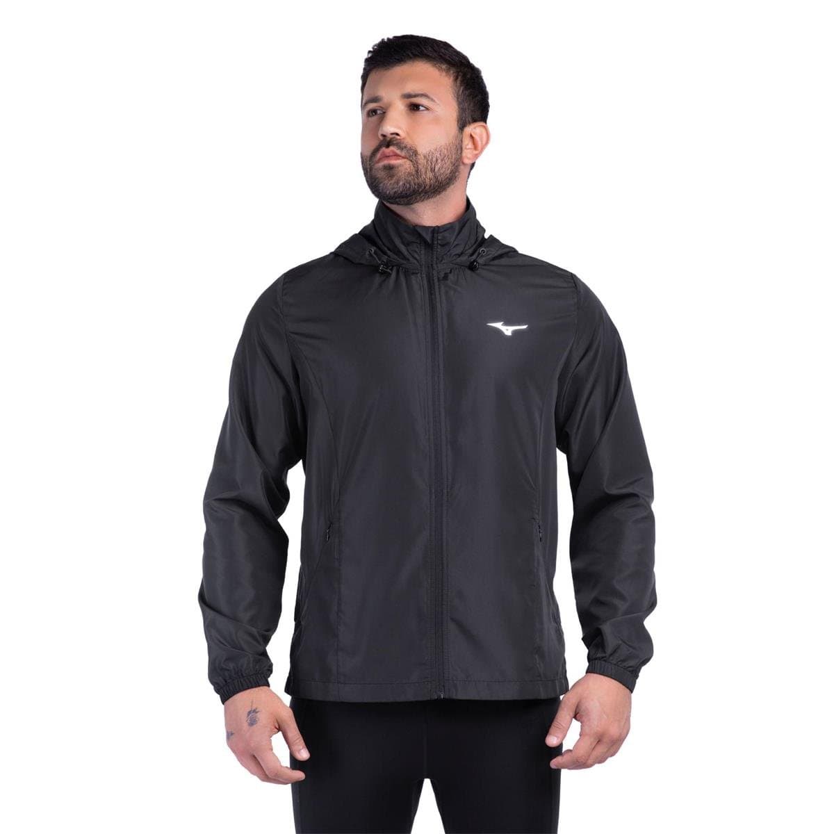 Jaqueta Mizuno Focus Masculina Preto