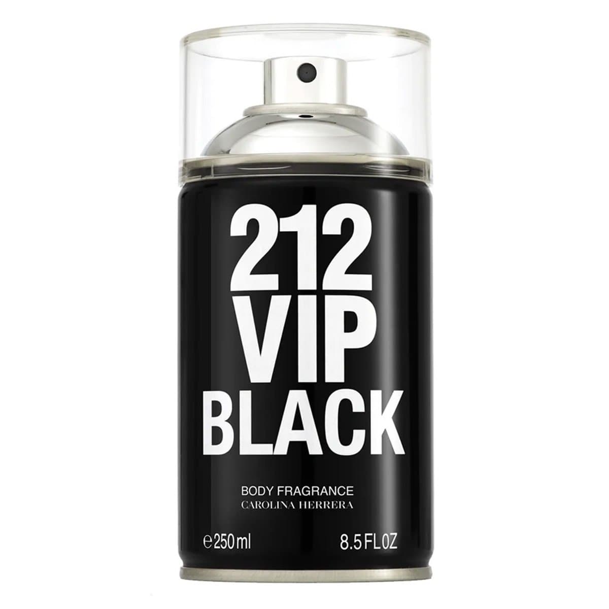 Perfume Carolina Herrera 212 Vip Men Black Body Spray Masculino 250ml Incolor