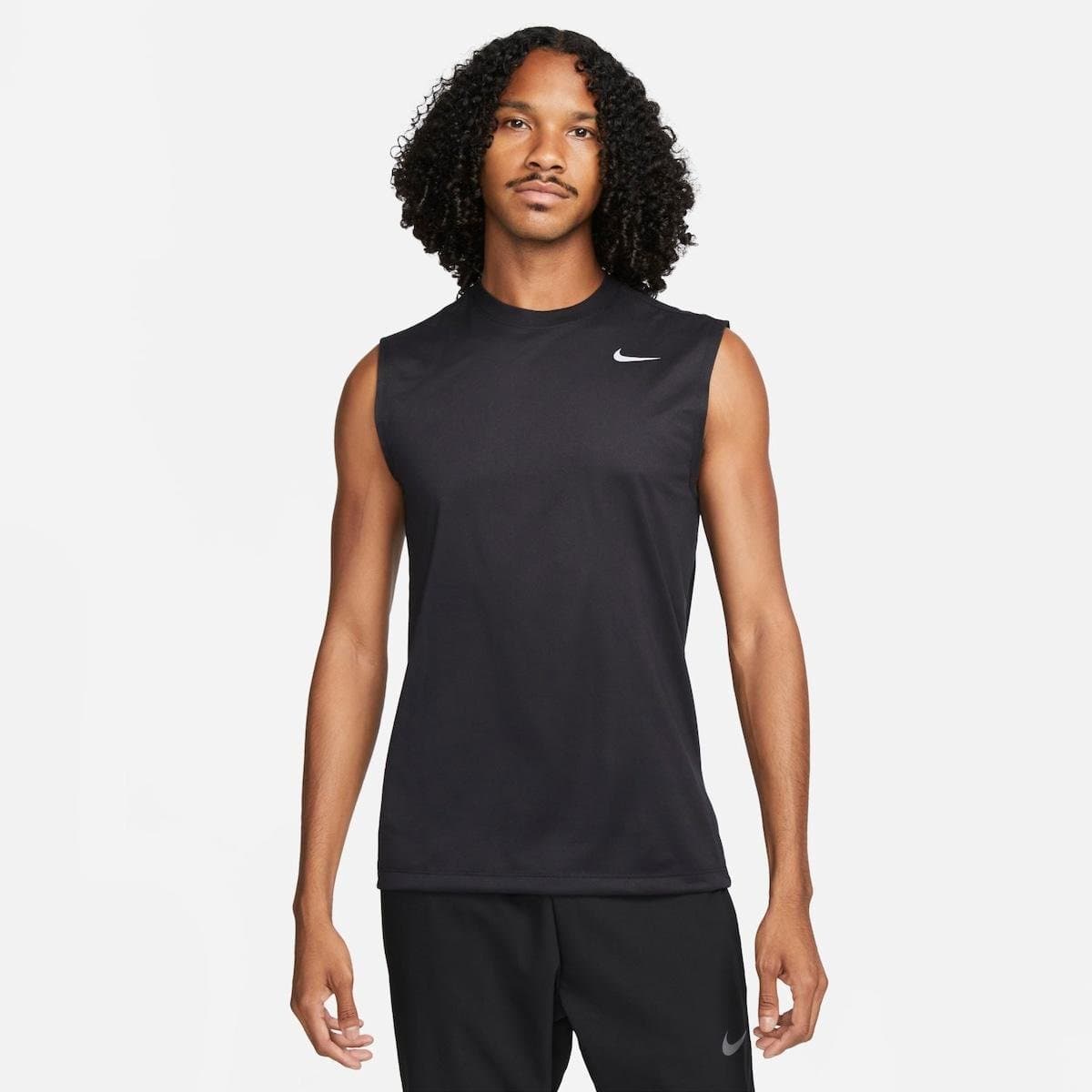 Regata Nike Drifit Legend Masculina Preto branco