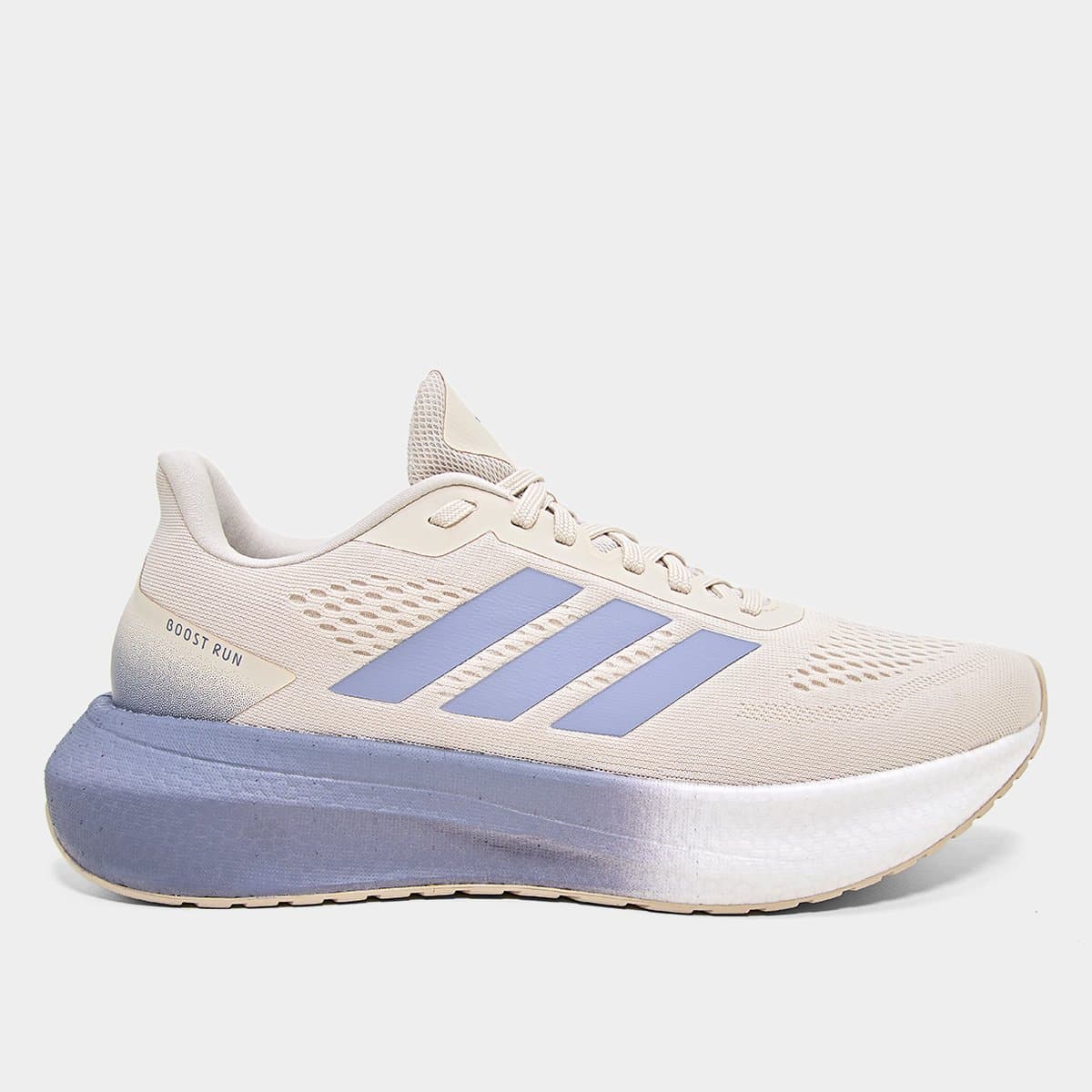 Tenis Adidas Boost Run Masculino Bege roxo