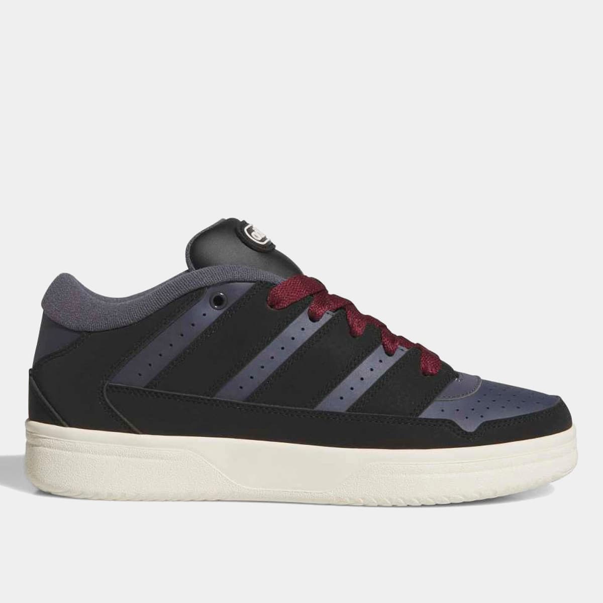 Tenis Adidas Break Start Preto vermelho