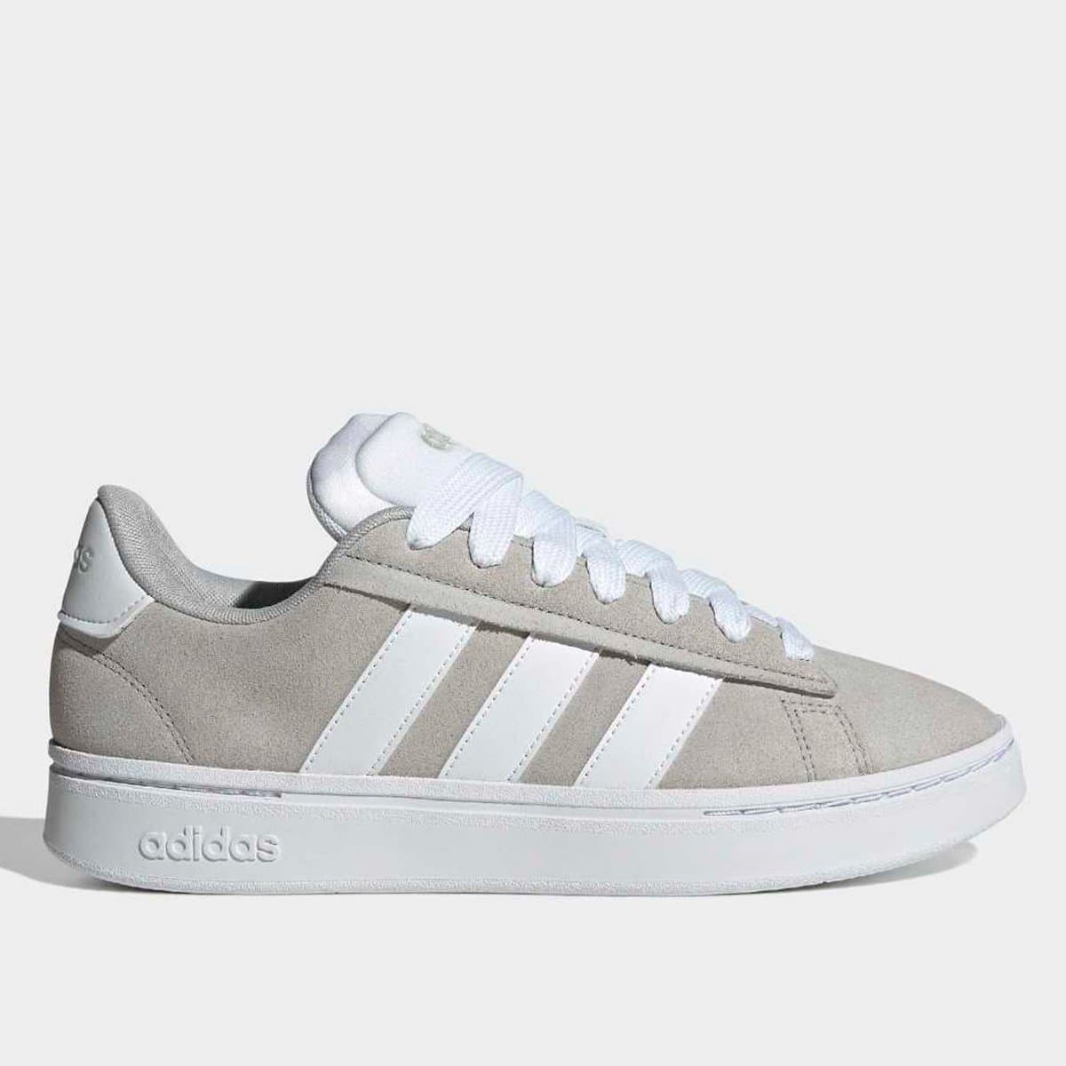 Tenis Adidas Grand Court Alpha Masculino Cinza