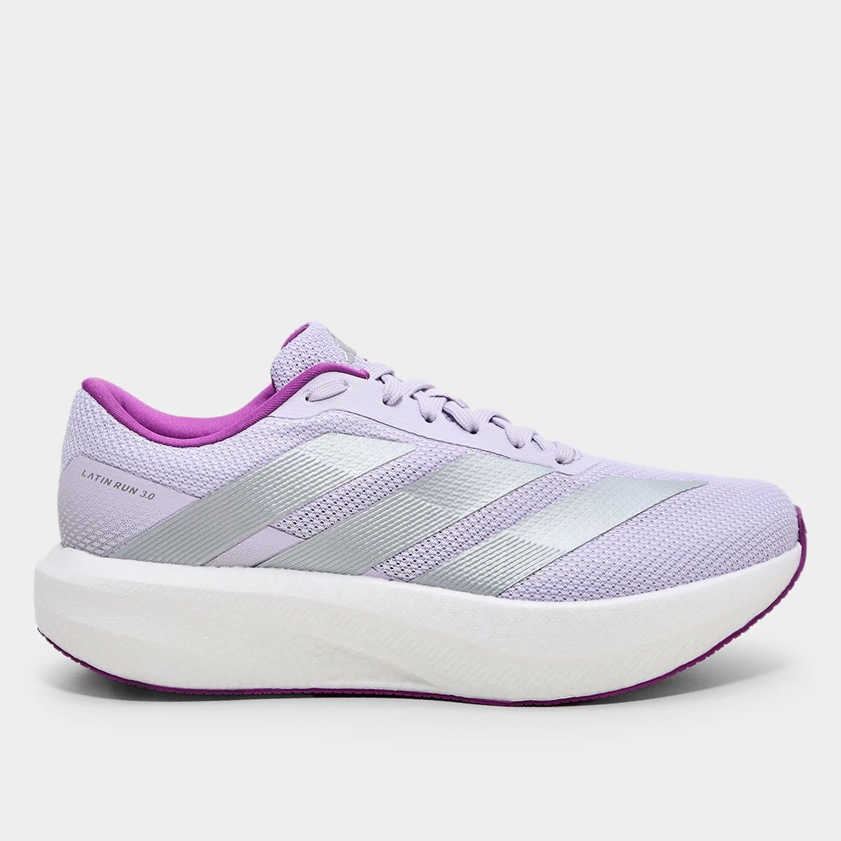 Tenis Adidas Latin Run 3 0 Roxo prata