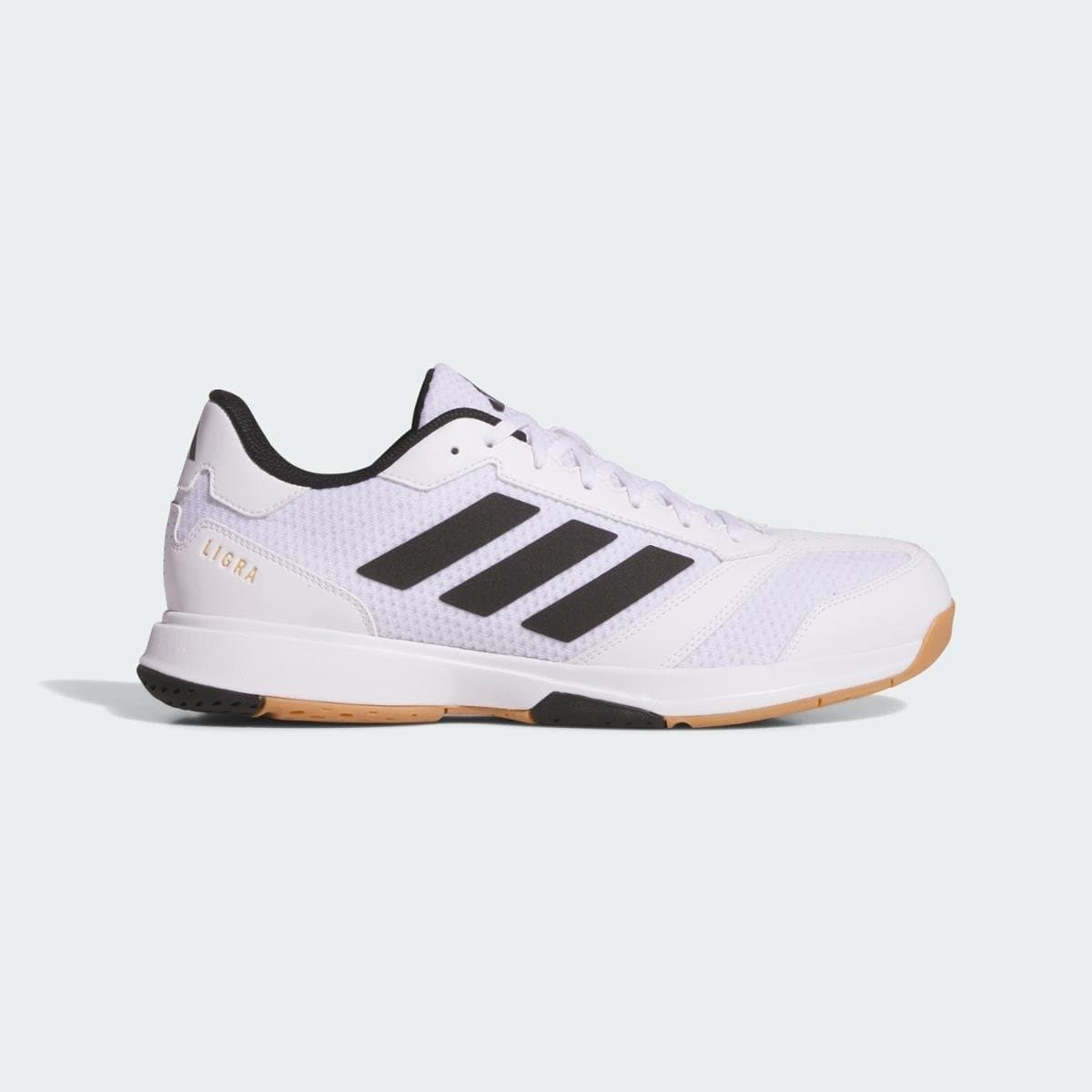 Tenis Adidas Ligra 8 Masculino Branco preto