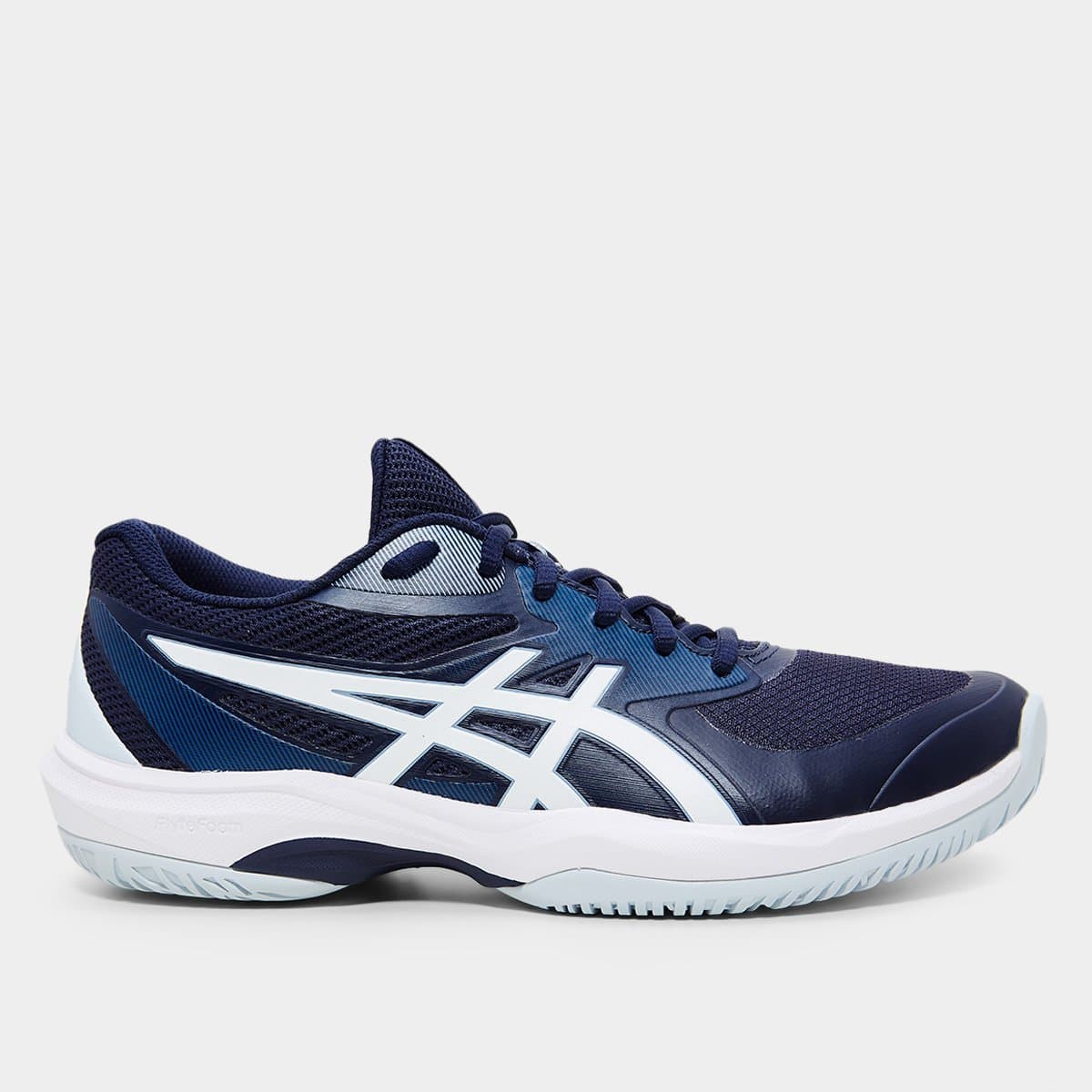Tenis Asics Gameff Feminino Azul branco