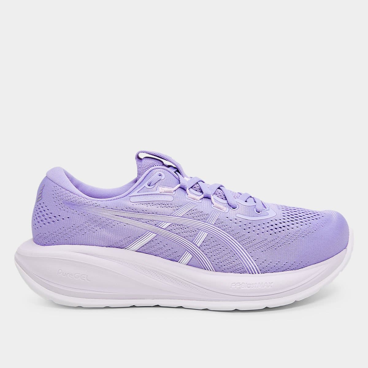 Tenis Asics Gelcumulus 28 Feminino Roxo branco