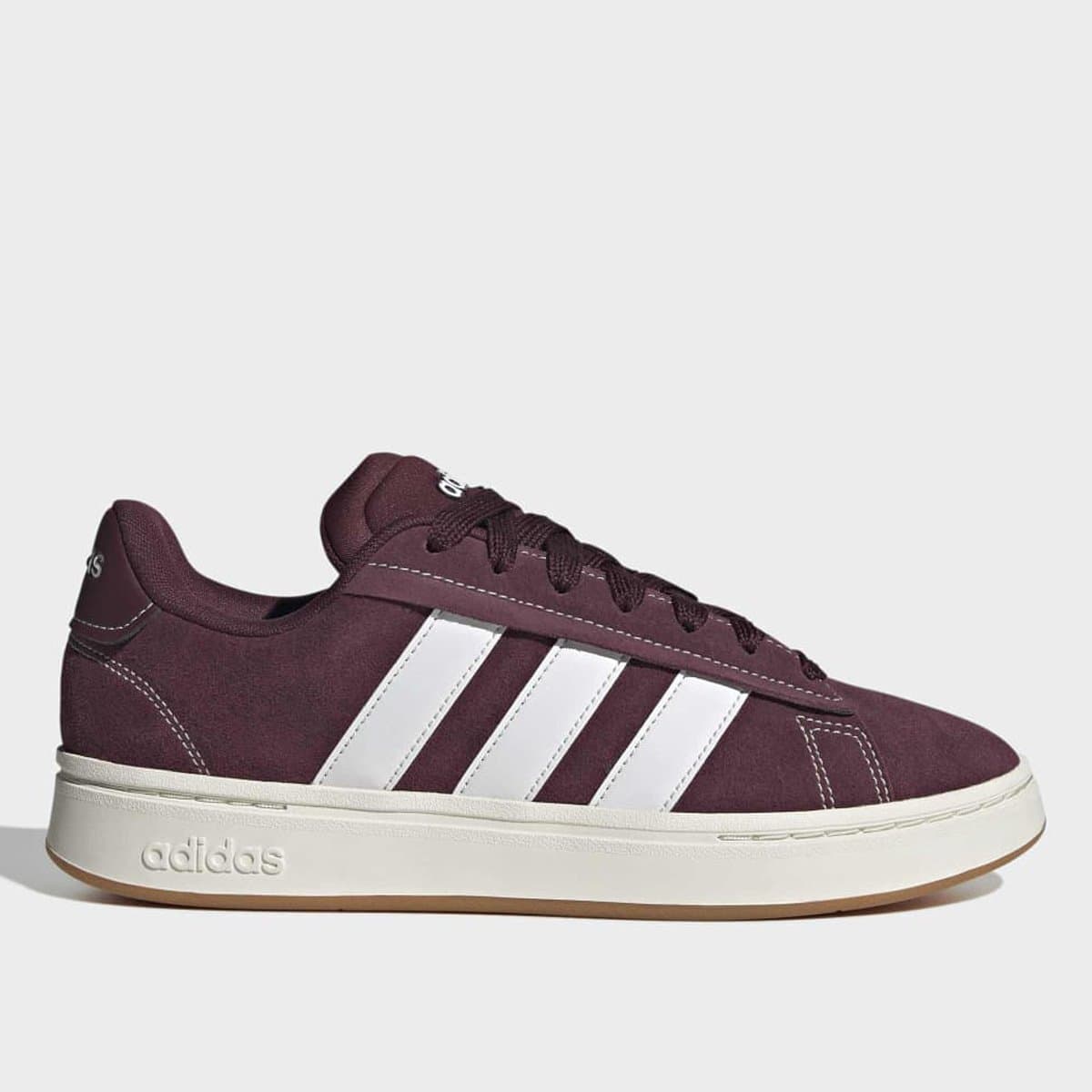 Tenis Couro Adidas Grand Court Alpha Masculino Vermelho