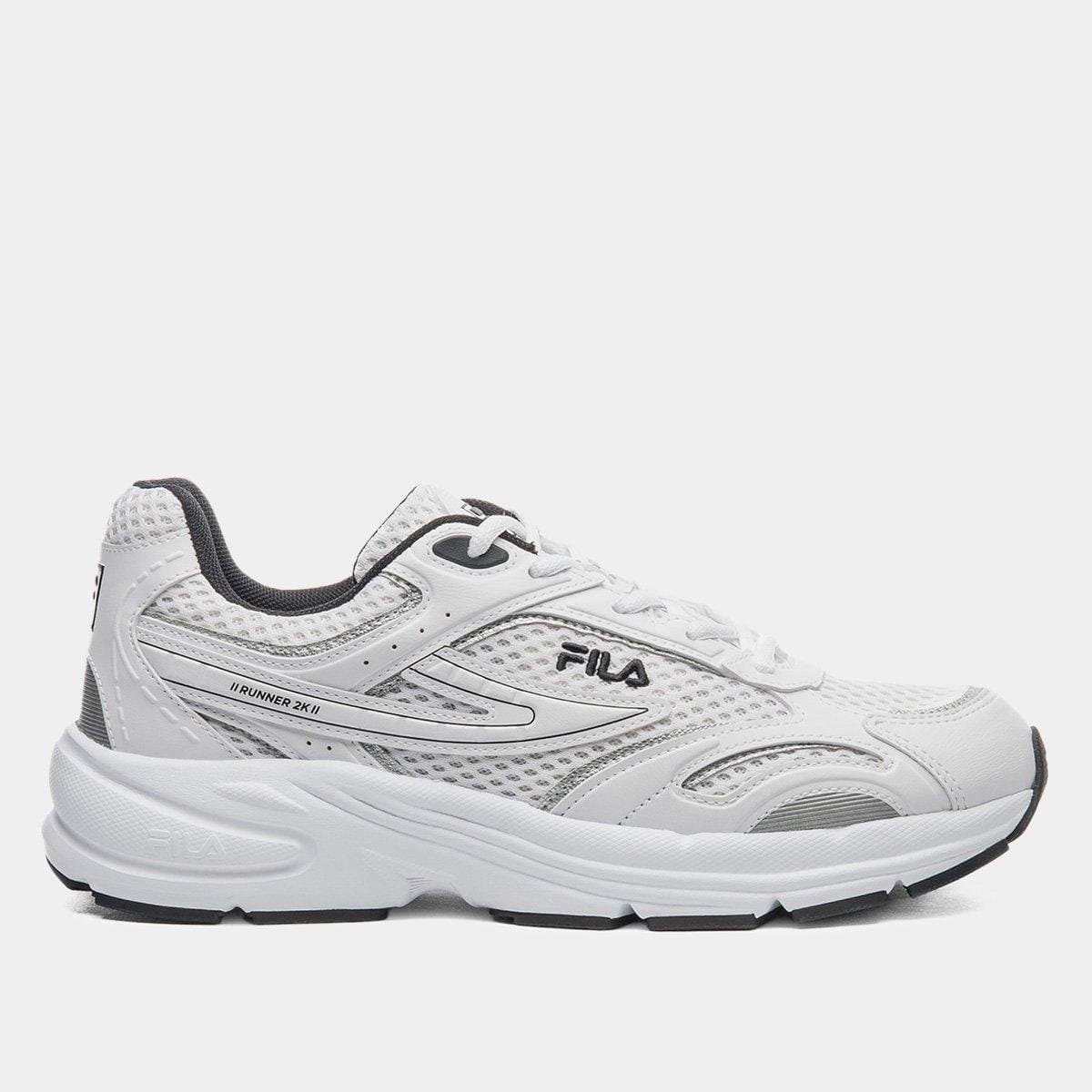 Tenis Fila Runner 2k Feminino Branco preto