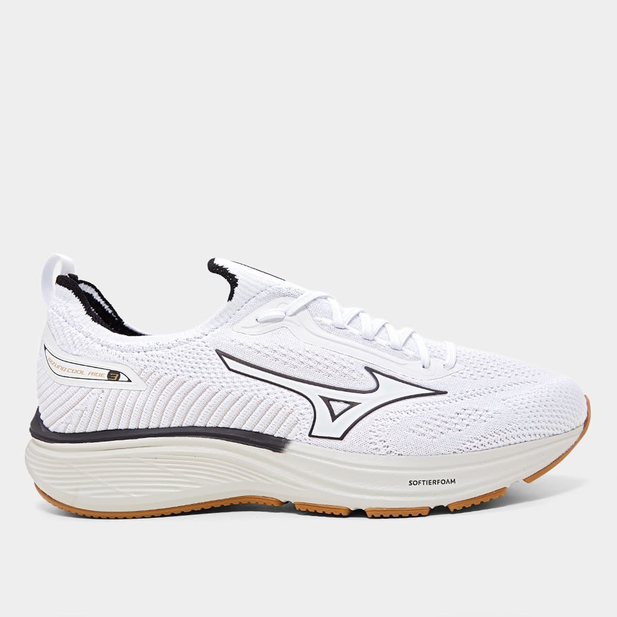 Tenis Mizuno Cool Ride 3 Branco preto