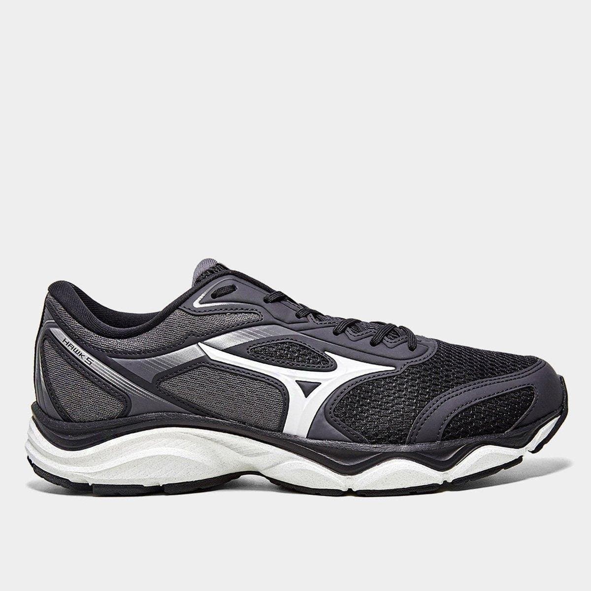 Tenis Mizuno Hawk 5 Masculino Preto branco