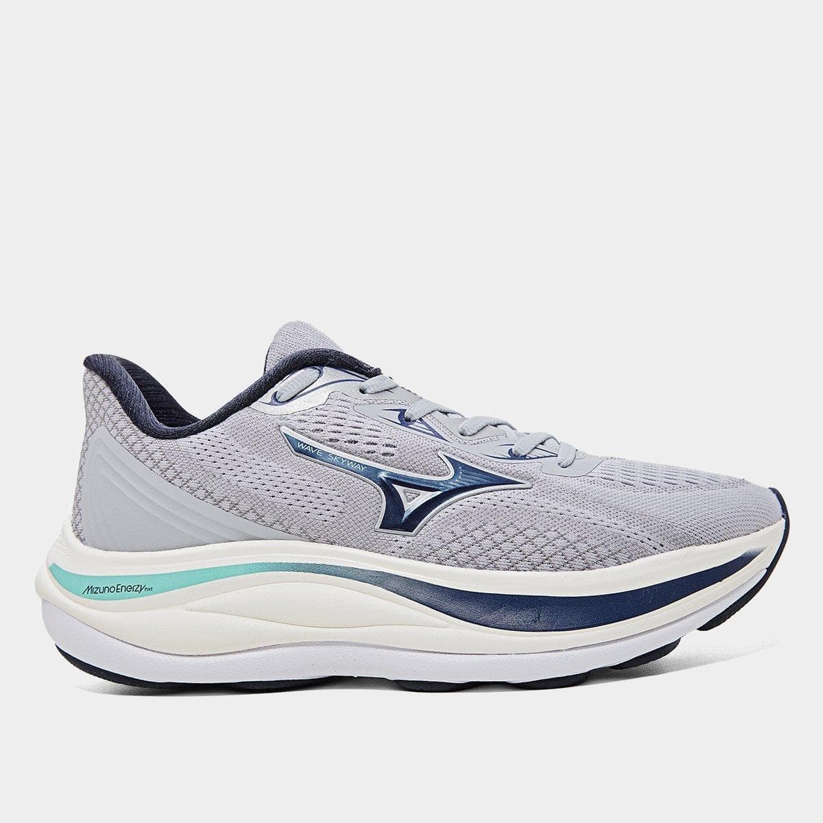 Tenis Mizuno Wave Skyway Feminino Cinza