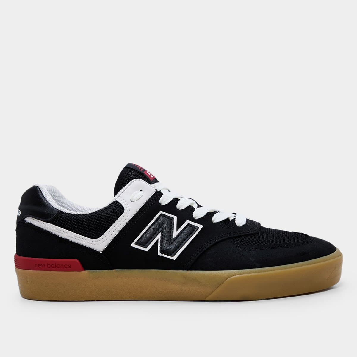 Tenis New Balance Nm 574 Masculino Preto bege