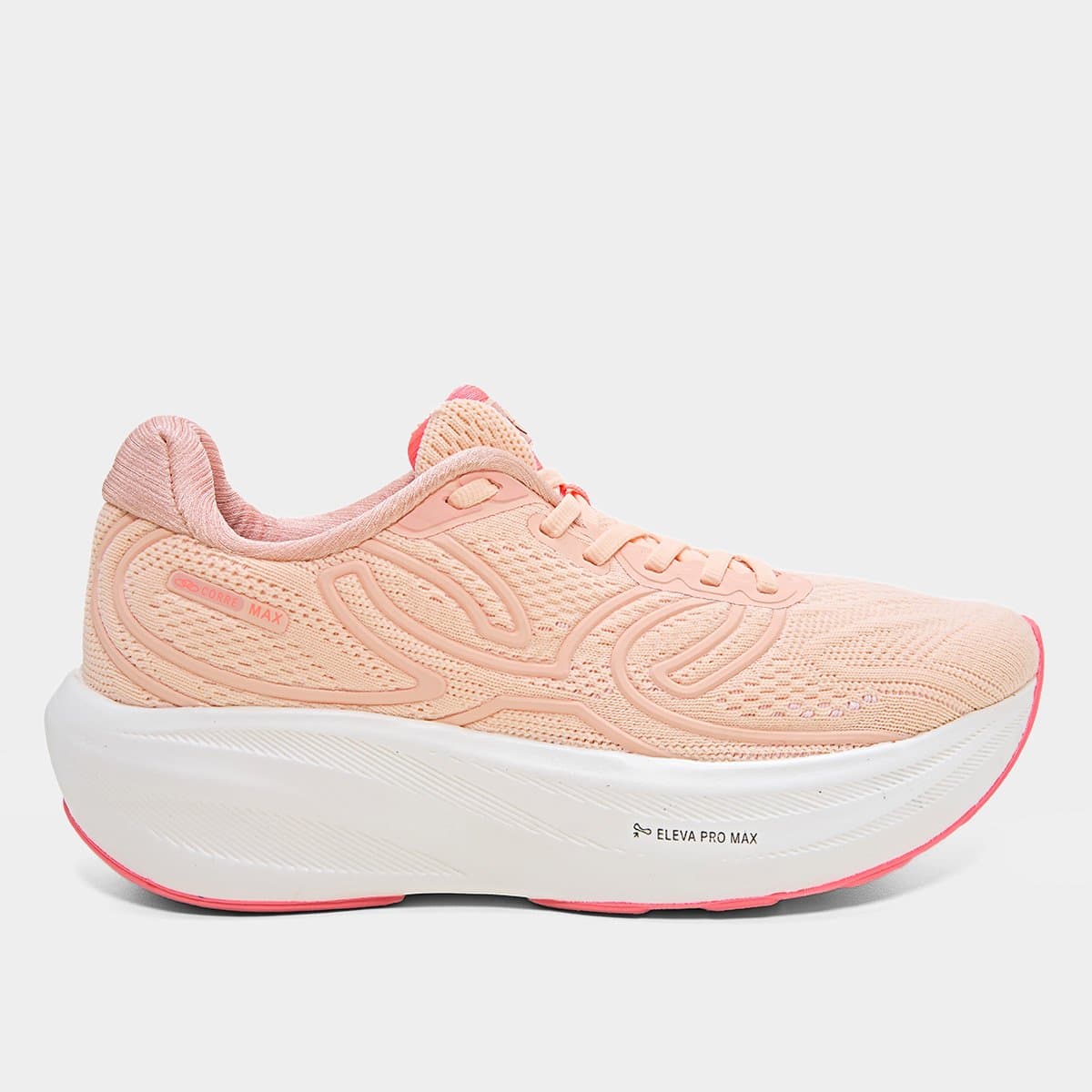 Tenis Olympikus Corre Max Feminino Laranja claro