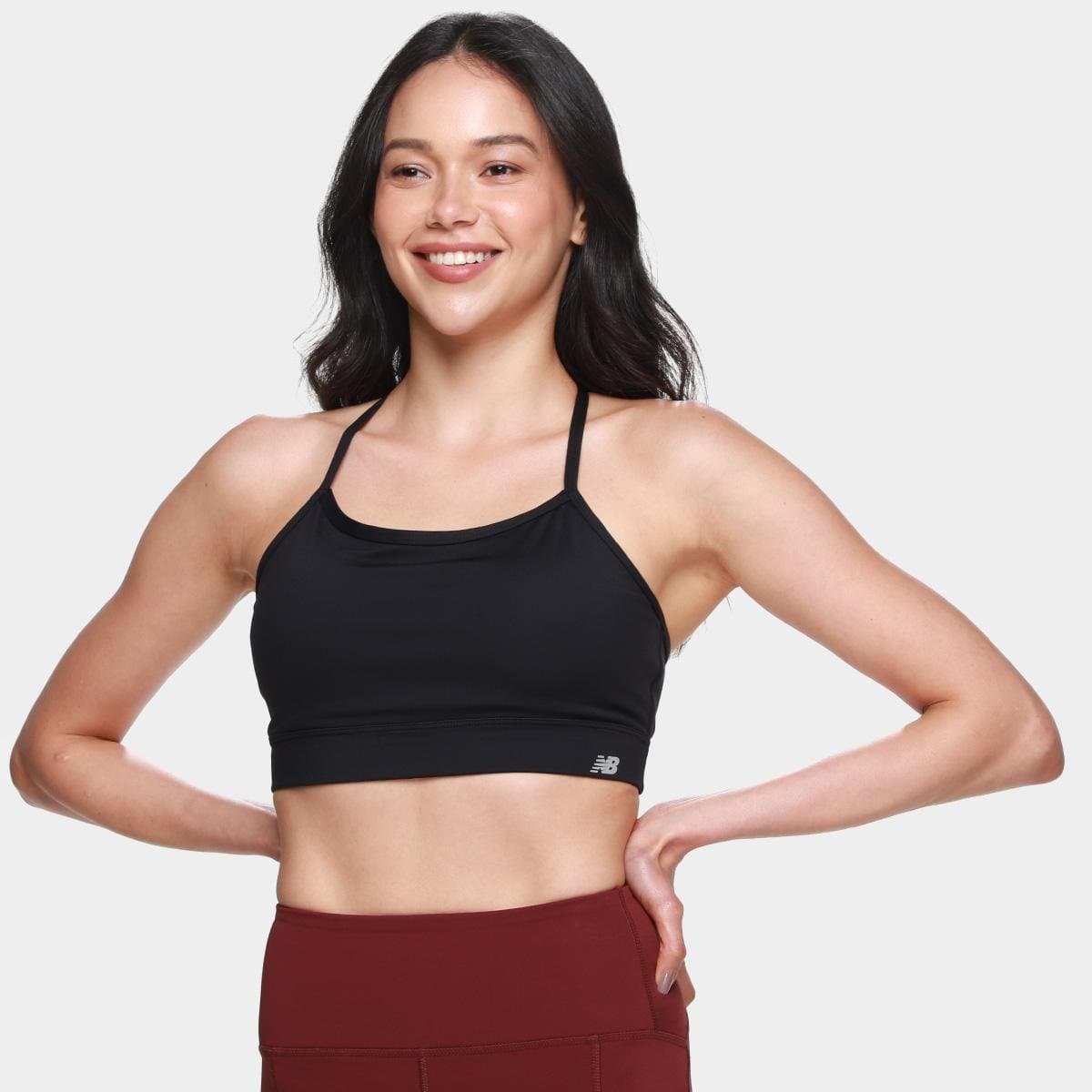 Top New Balance Basic Yoga Feminino Preto