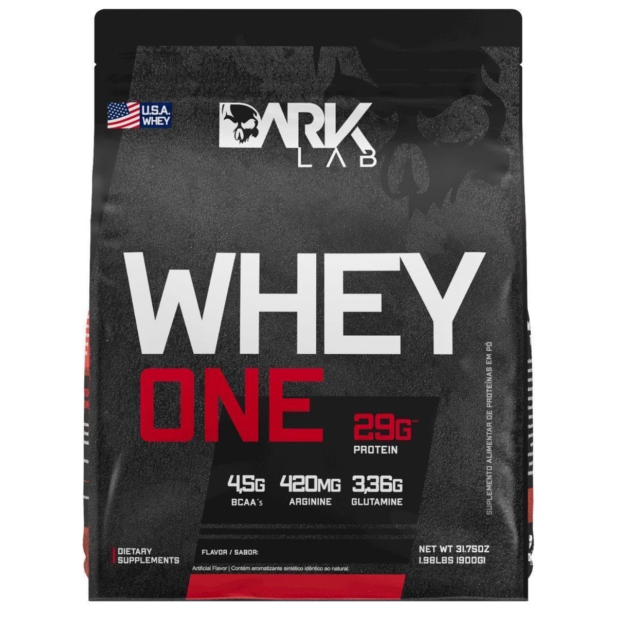 Whey Protein One Refil 900g Dark Lab Morango